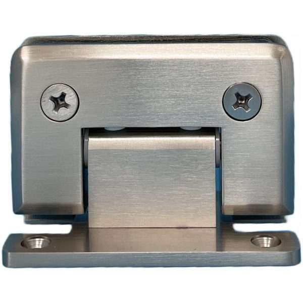 DH Brushed Nickel Wall Mount H Back Plate Standard Hinge comparable to P1N037