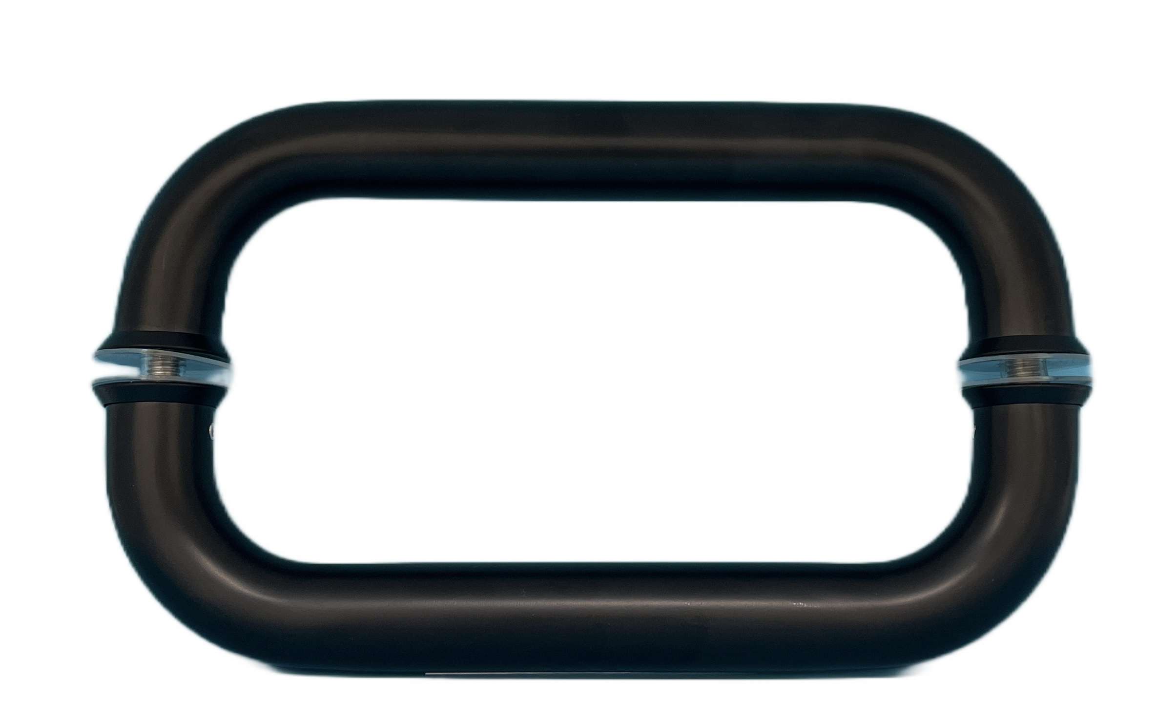 matte black 8 inch Tubular Back to Back Pull Handle