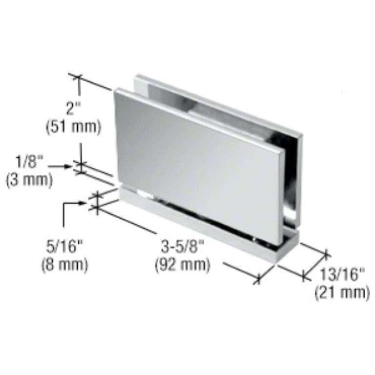 DH Top or Bottom Mount Hinge Comparable to Cardiff Series. Shower door