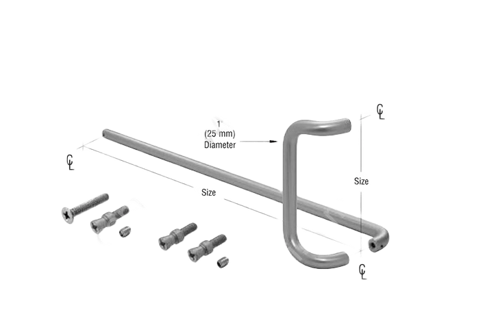 DH-Aluminum-Clear-Anodized-Solid-Push-Bar-for-33-inch-Double-Acting-Door